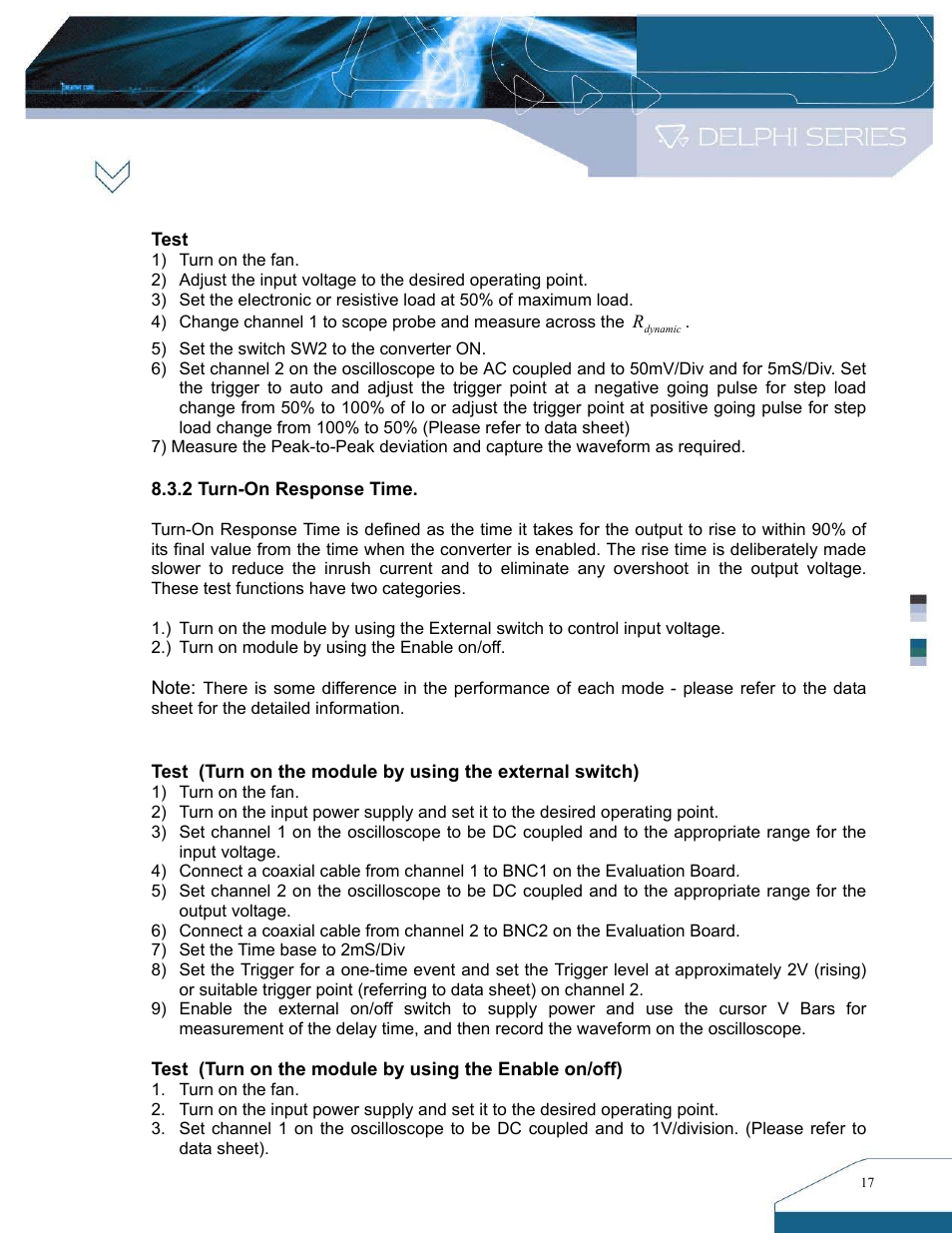 Delta Electronics DNM User Manual | Page 17 / 20