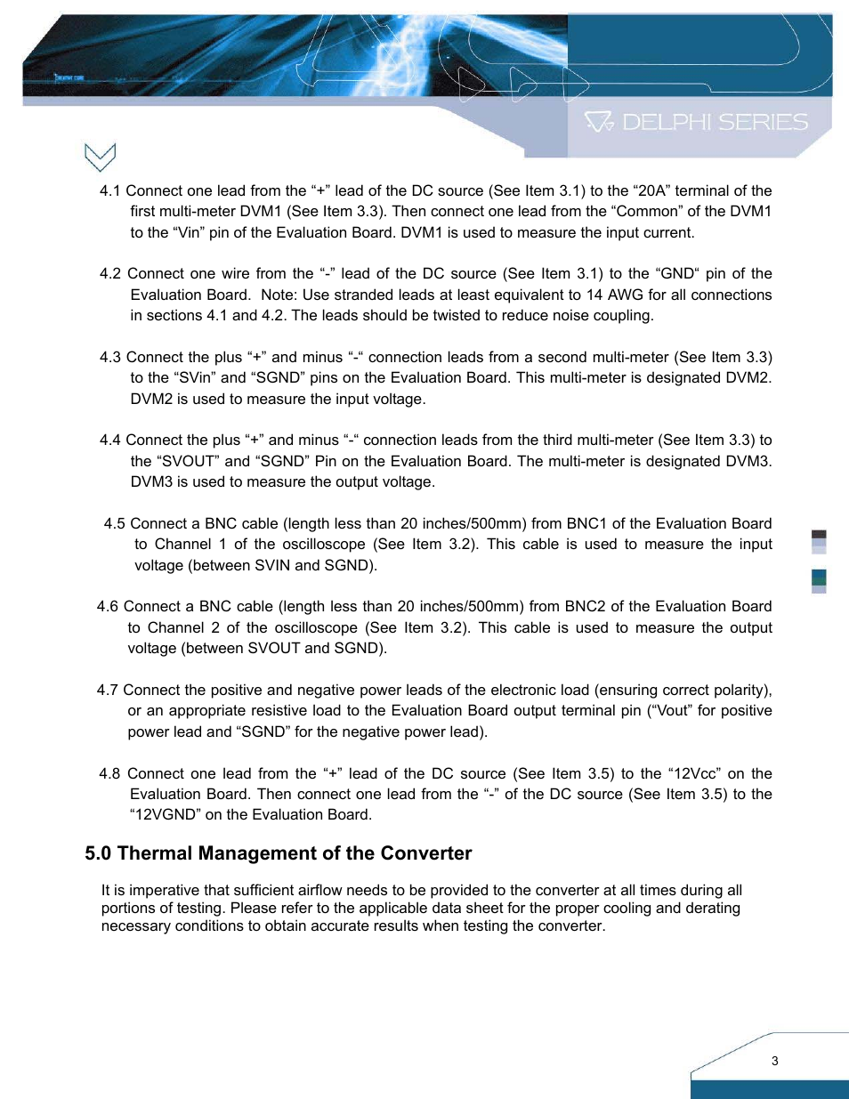 0 thermal management of the converter | Delta Electronics DNM User Manual | Page 3 / 20