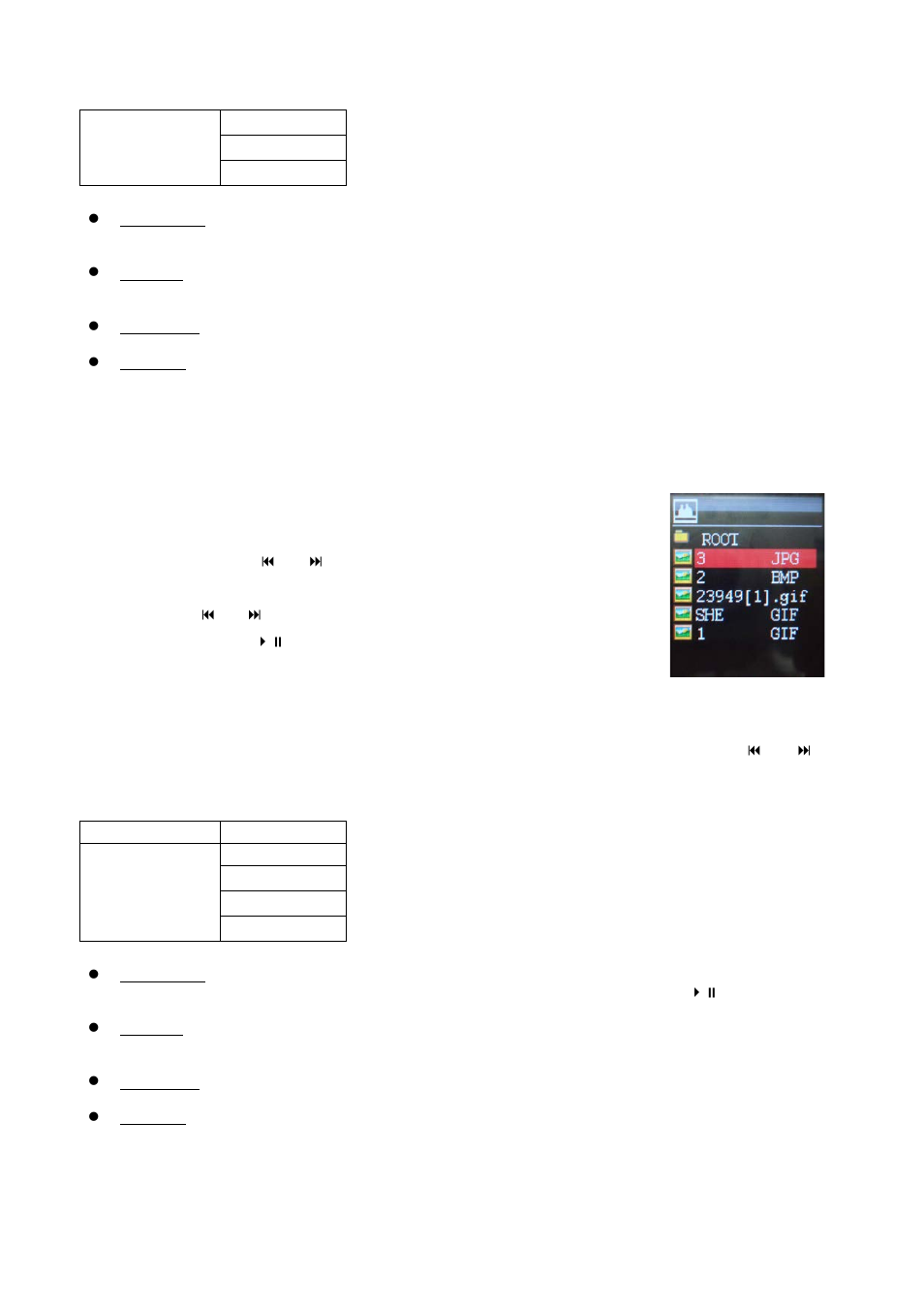 2 photo submenu, Photo | Mpman MP135AI User Manual | Page 11 / 16