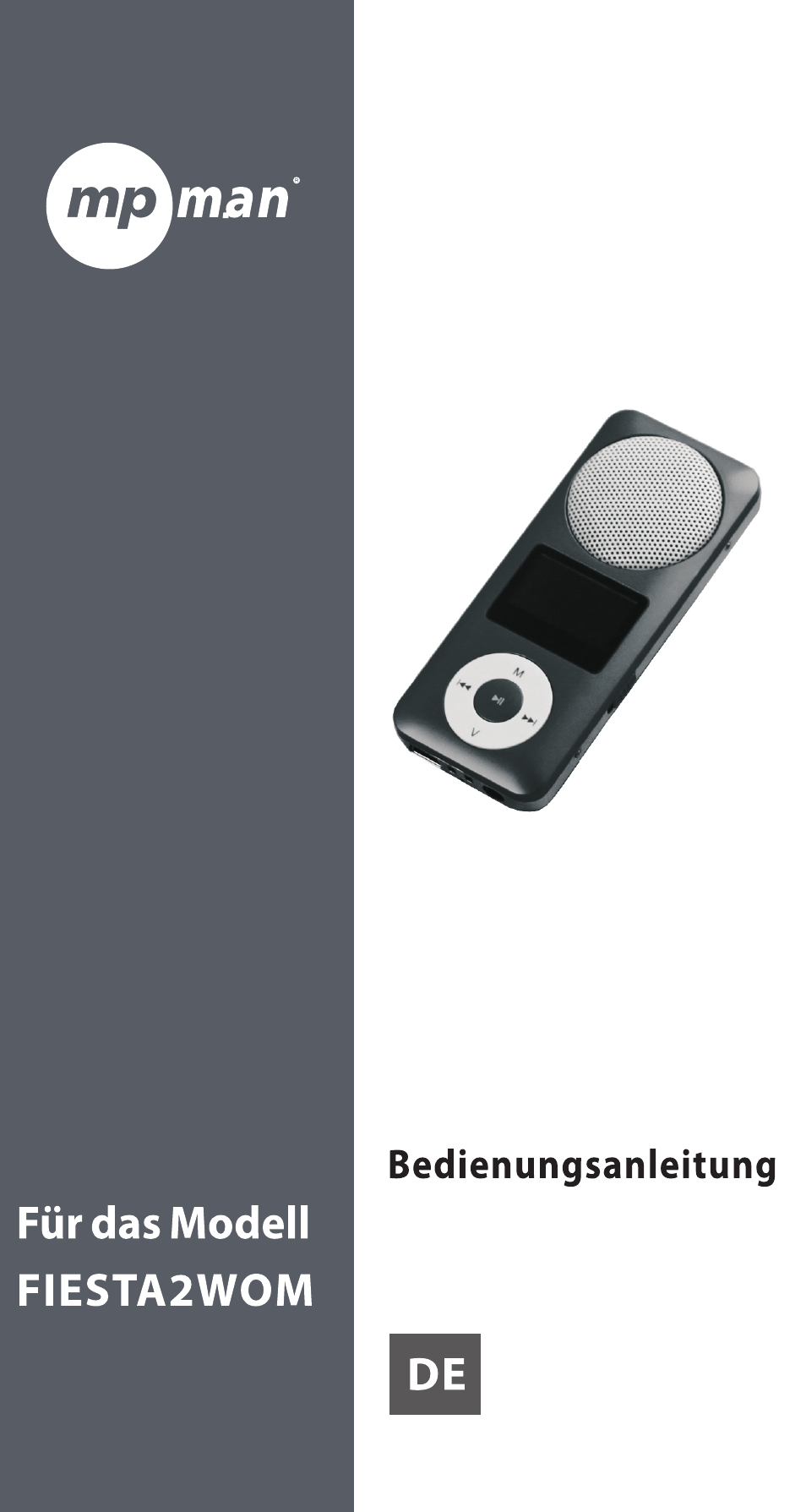 F de | Mpman FIESTA² WOM User Manual | Page 10 / 59
