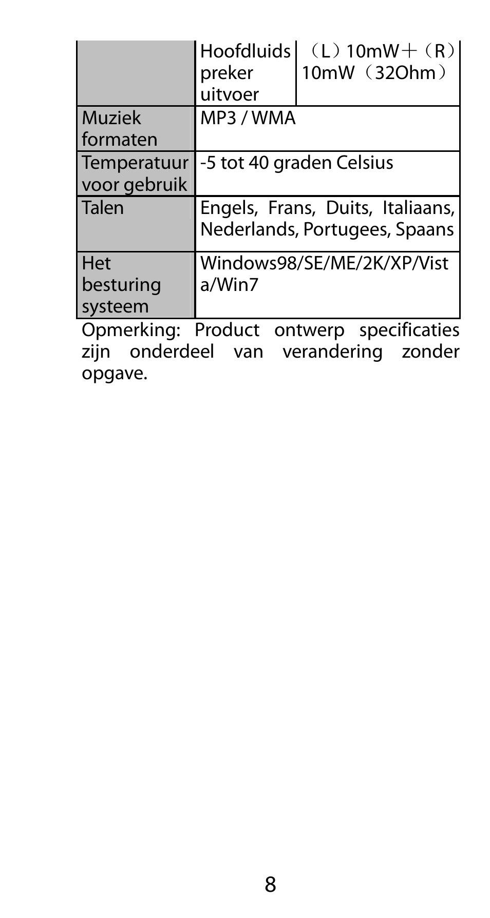 Mpman FIESTA² WOM User Manual | Page 48 / 59