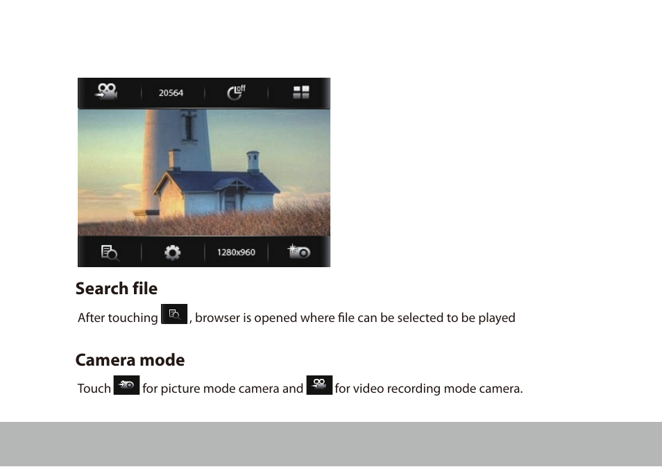 Camera | Mpman BT28 User Manual | Page 18 / 22
