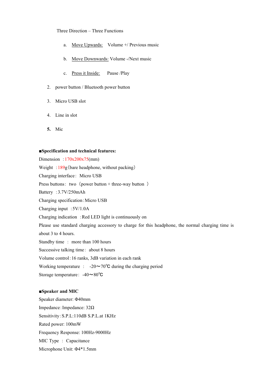 Mpman BT24PAK User Manual | Page 2 / 5