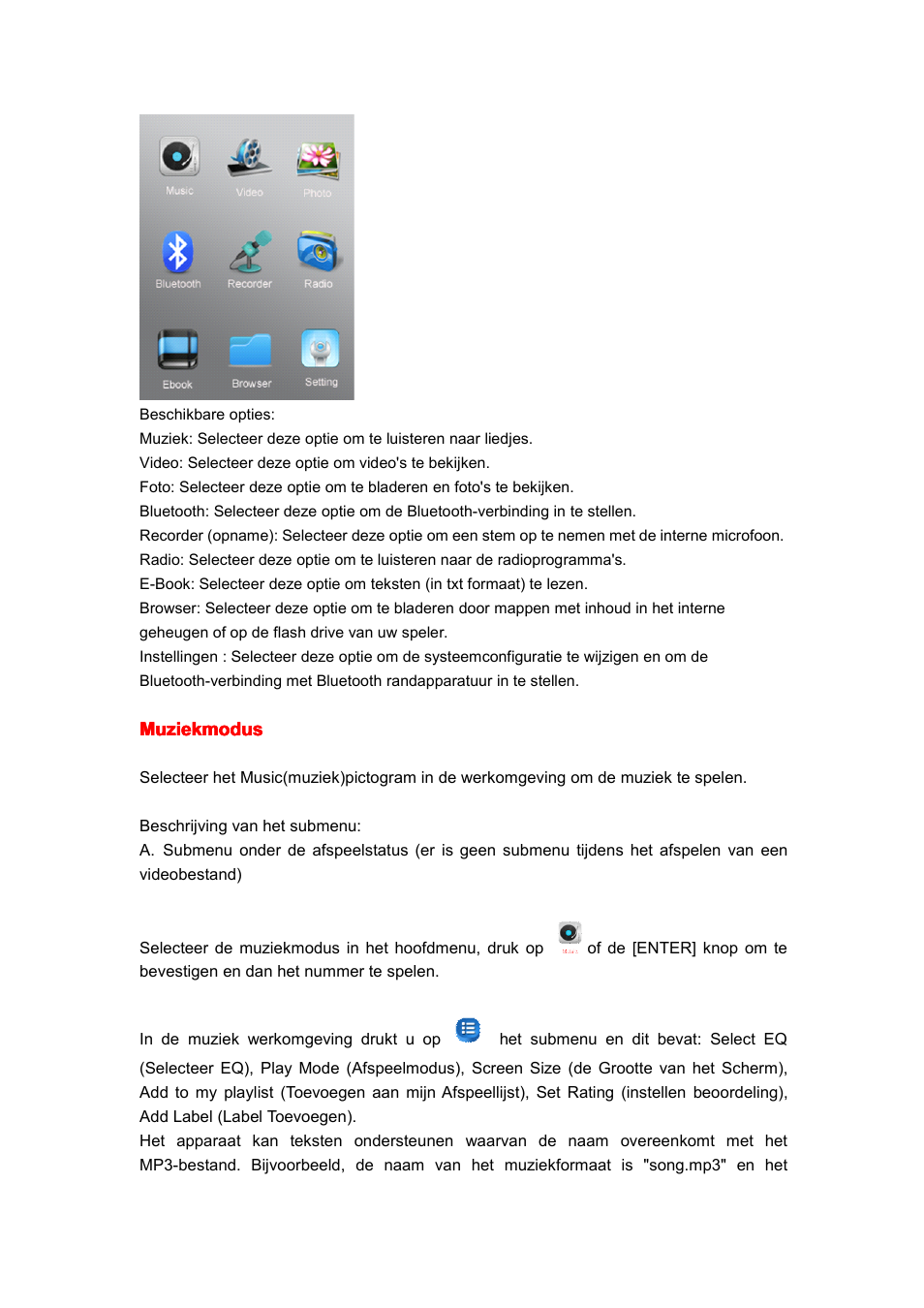 Mpman BT24 User Manual | Page 31 / 42