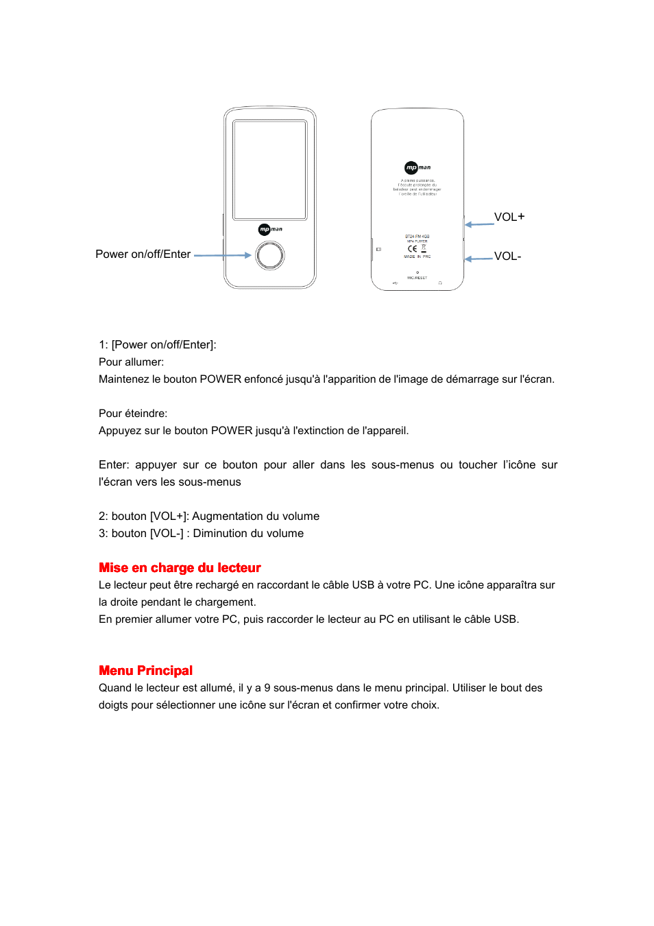 Mpman BT24 User Manual | Page 9 / 42