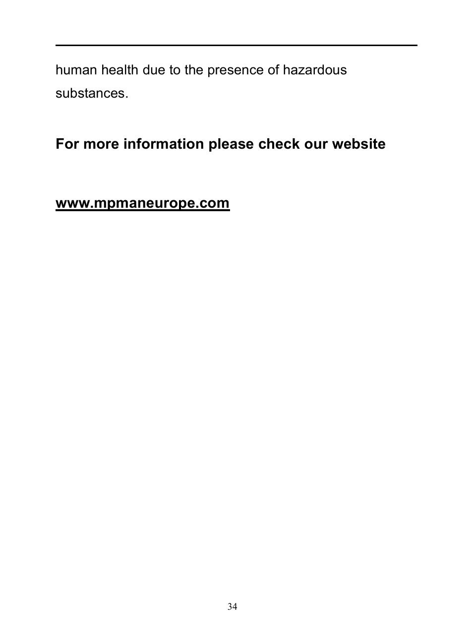 Mpman BT20 User Manual | Page 34 / 34