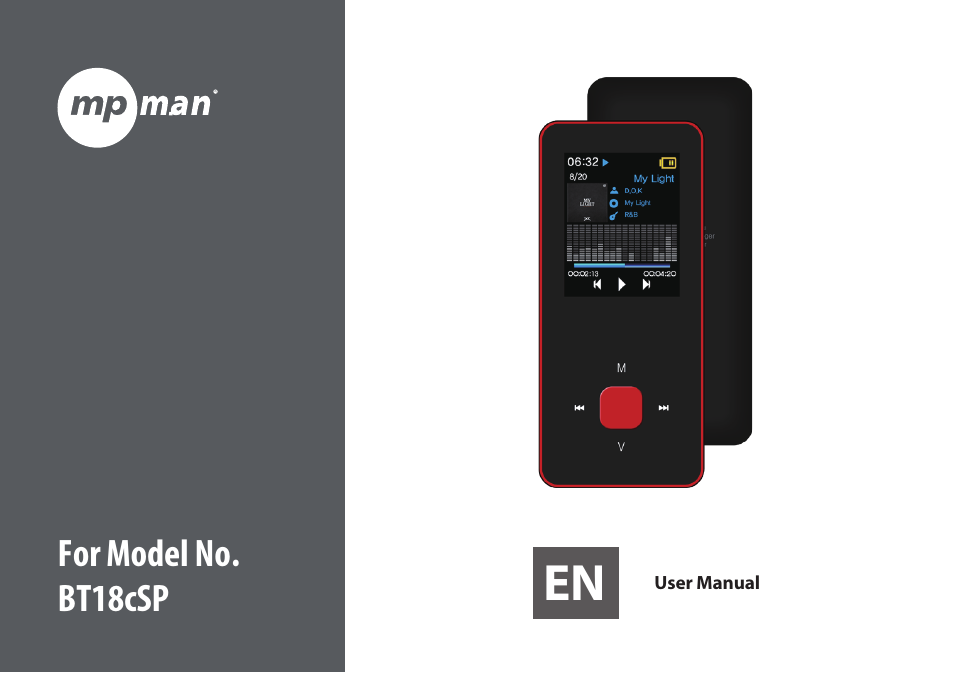 Mpman BT18SP User Manual | 22 pages