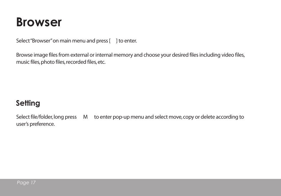 Browser | Mpman BT18SP User Manual | Page 18 / 22