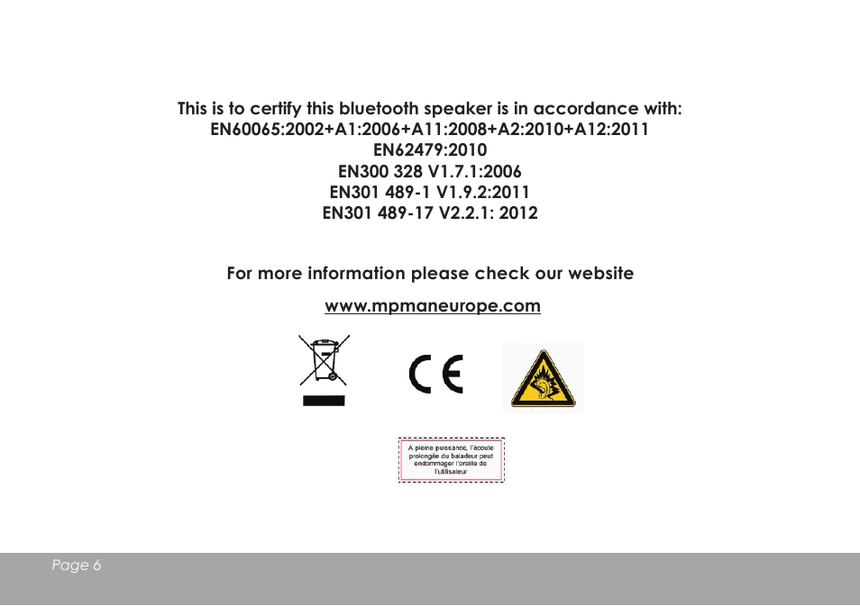 Mpman BT18SP User Manual | Page 7 / 7