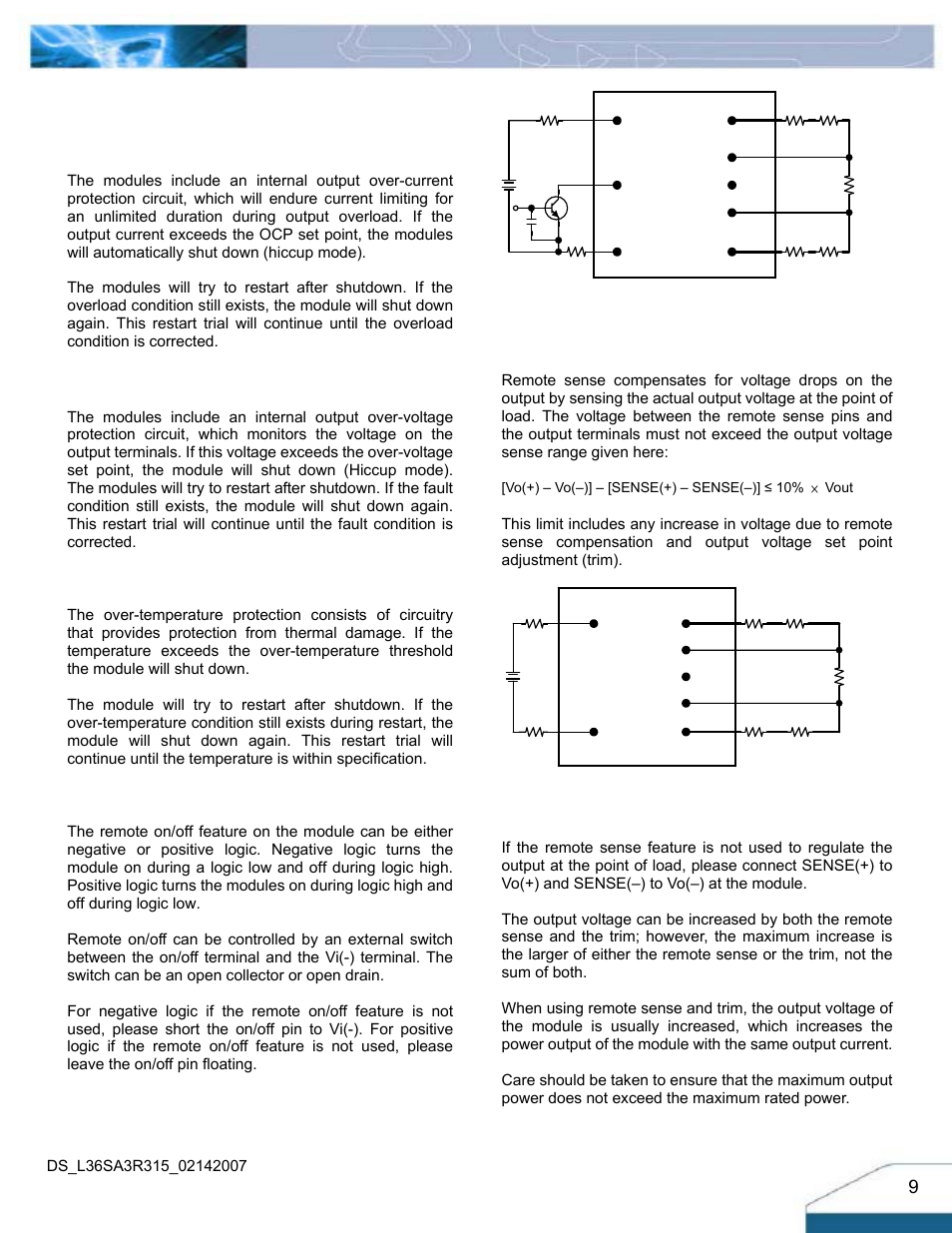 Features descriptions | Delta Electronics Series L36SA User Manual | Page 9 / 13