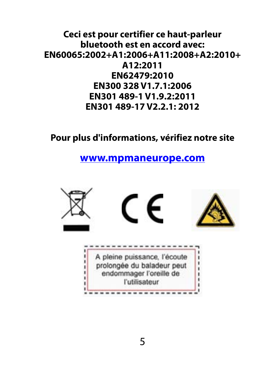 Mpman SP50BT User Manual | Page 13 / 37