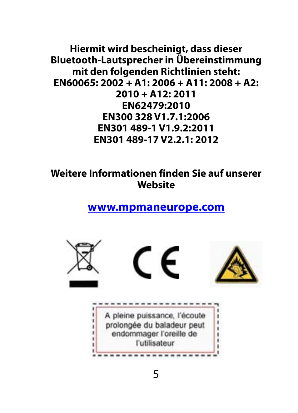 Mpman SP50BT User Manual | Page 19 / 37