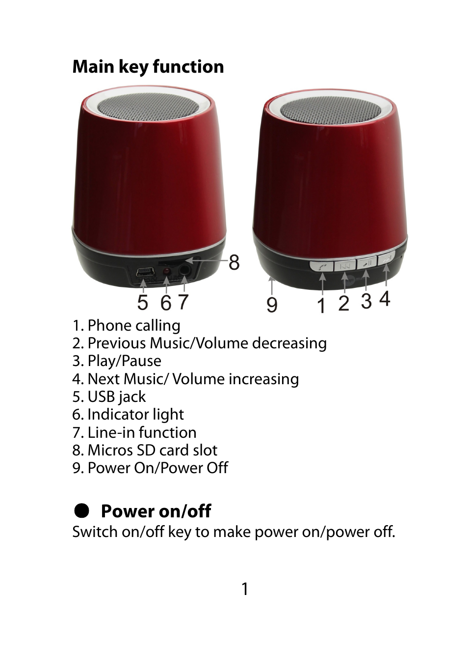 Mpman SP50BT User Manual | Page 2 / 37