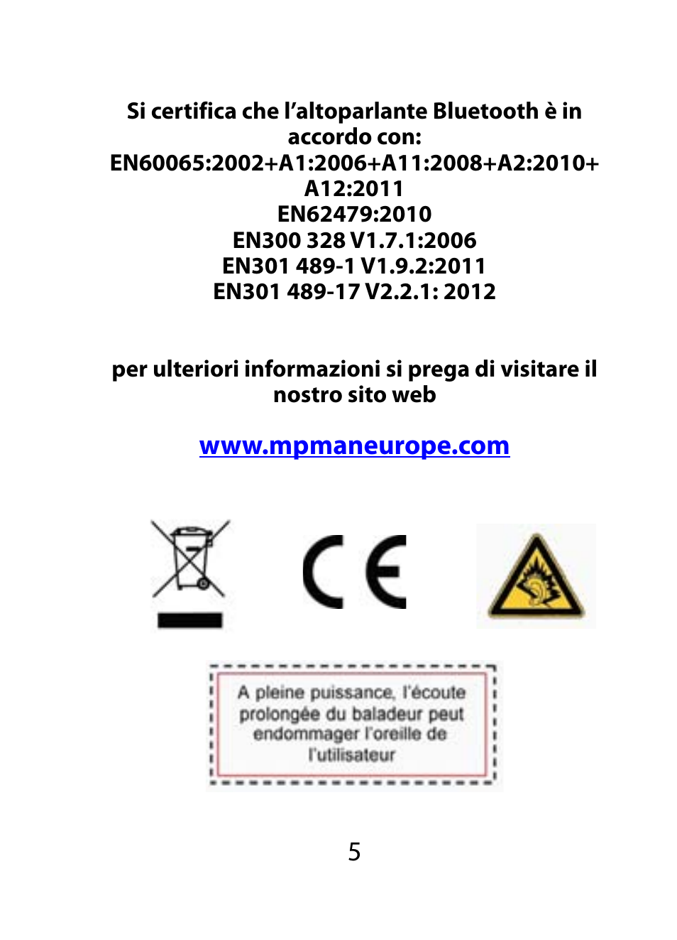 Mpman SP50BT User Manual | Page 25 / 37