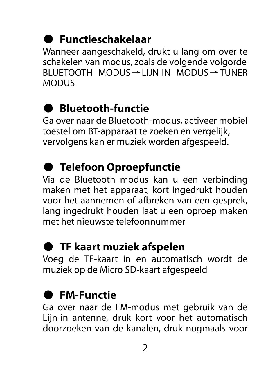 Mpman SP50BT User Manual | Page 28 / 37