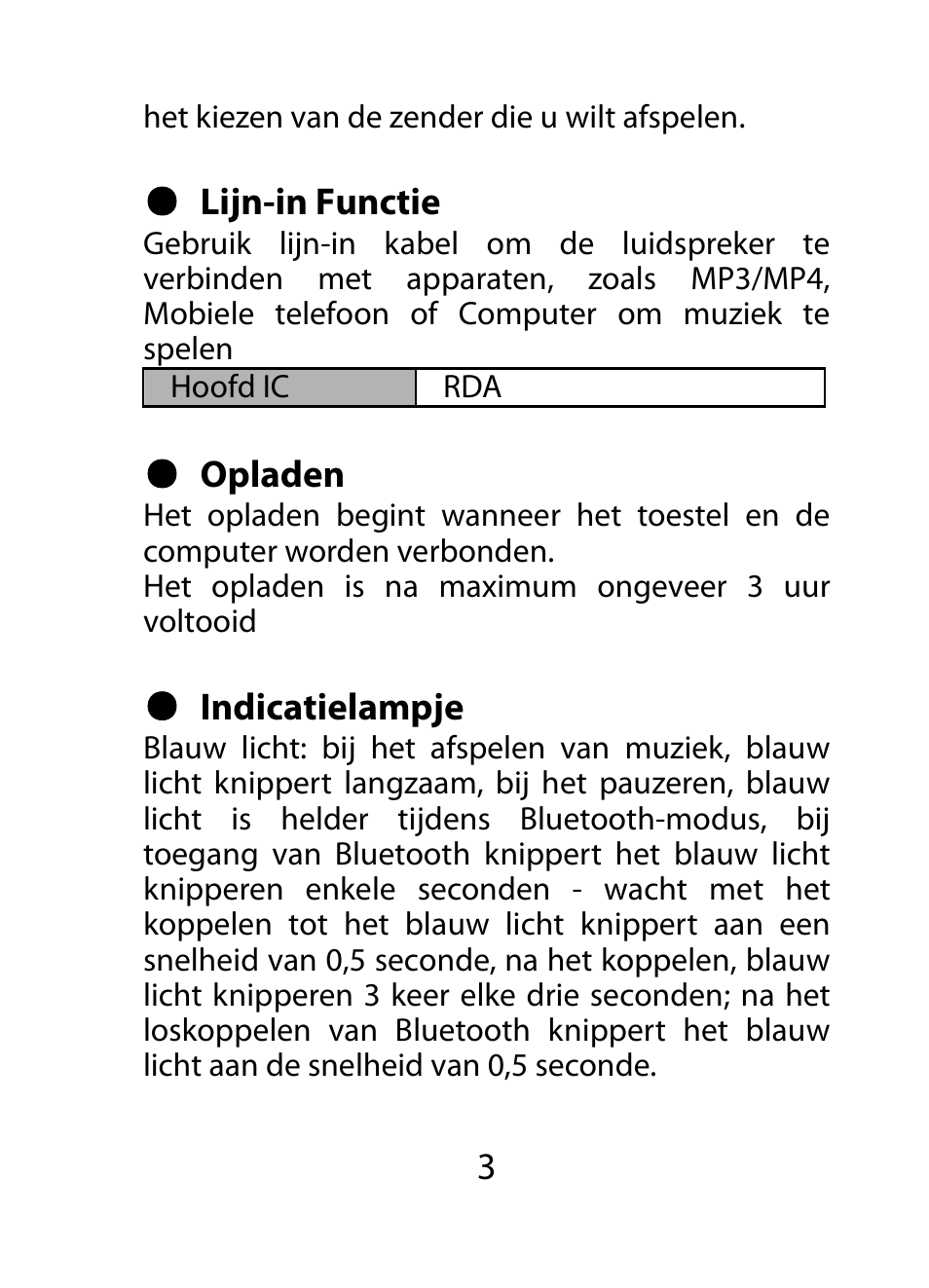 Mpman SP50BT User Manual | Page 29 / 37