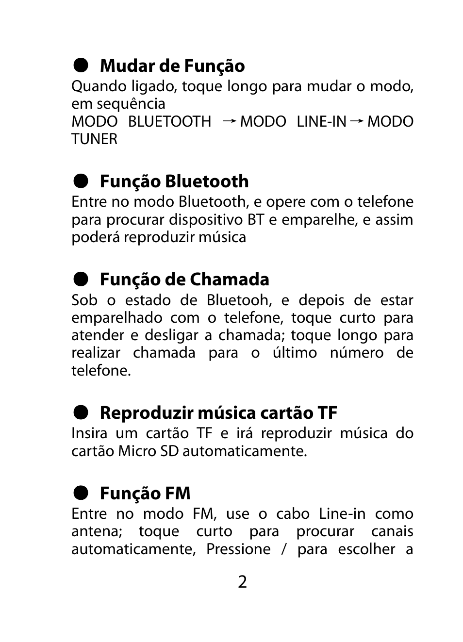 Mpman SP50BT User Manual | Page 34 / 37