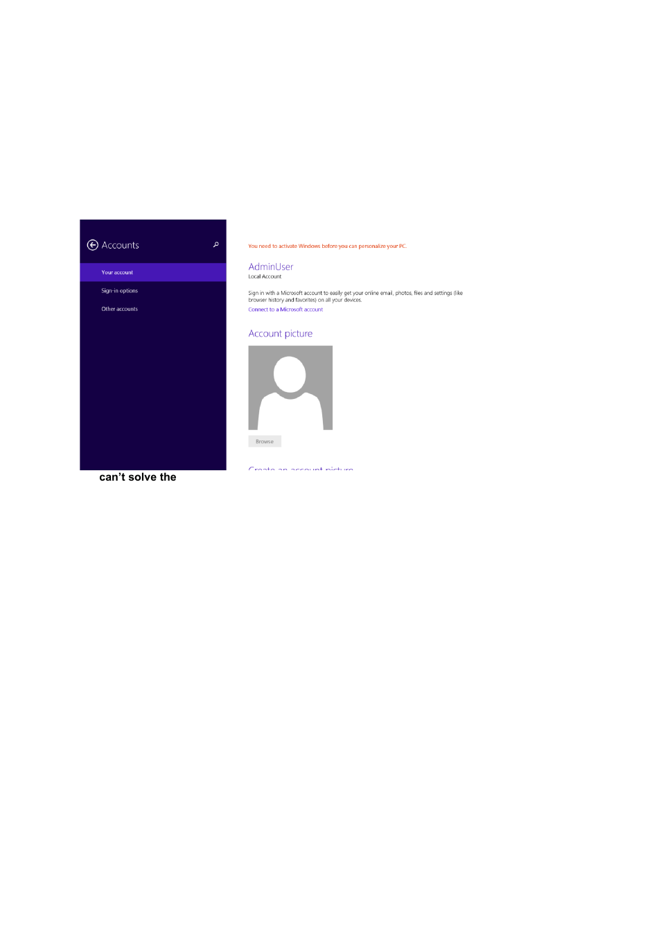 Microsoft account setting | Mpman MPW100 User Manual | Page 11 / 22