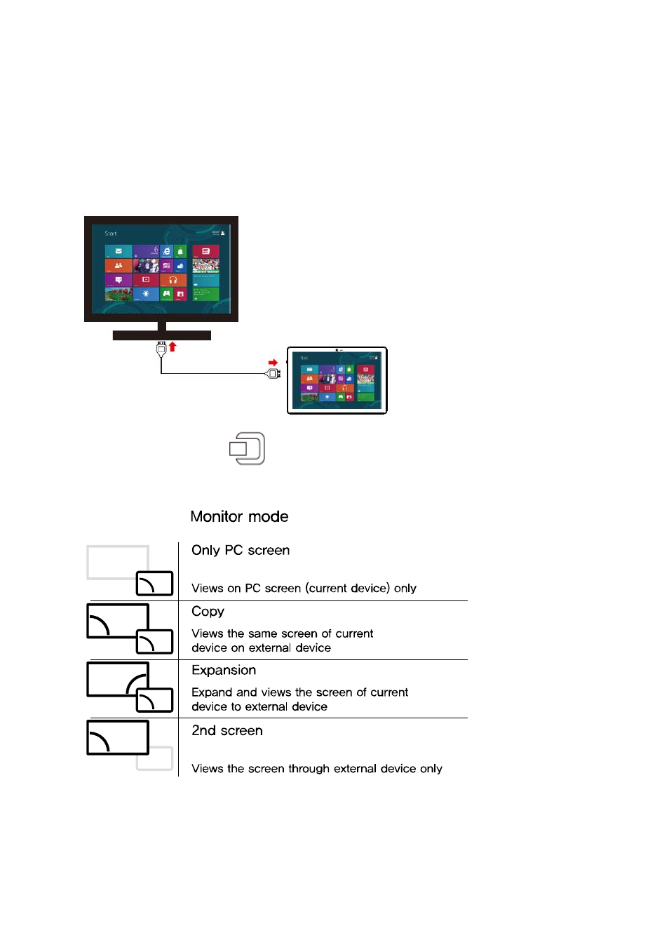 Connecting tv-out | Mpman MPW100 User Manual | Page 16 / 22