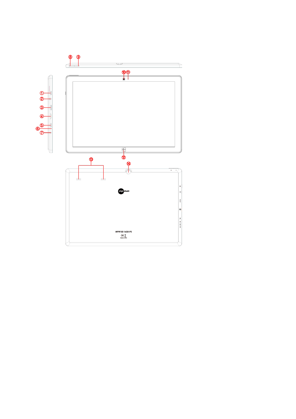 Mpman MPW100 User Manual | Page 3 / 22