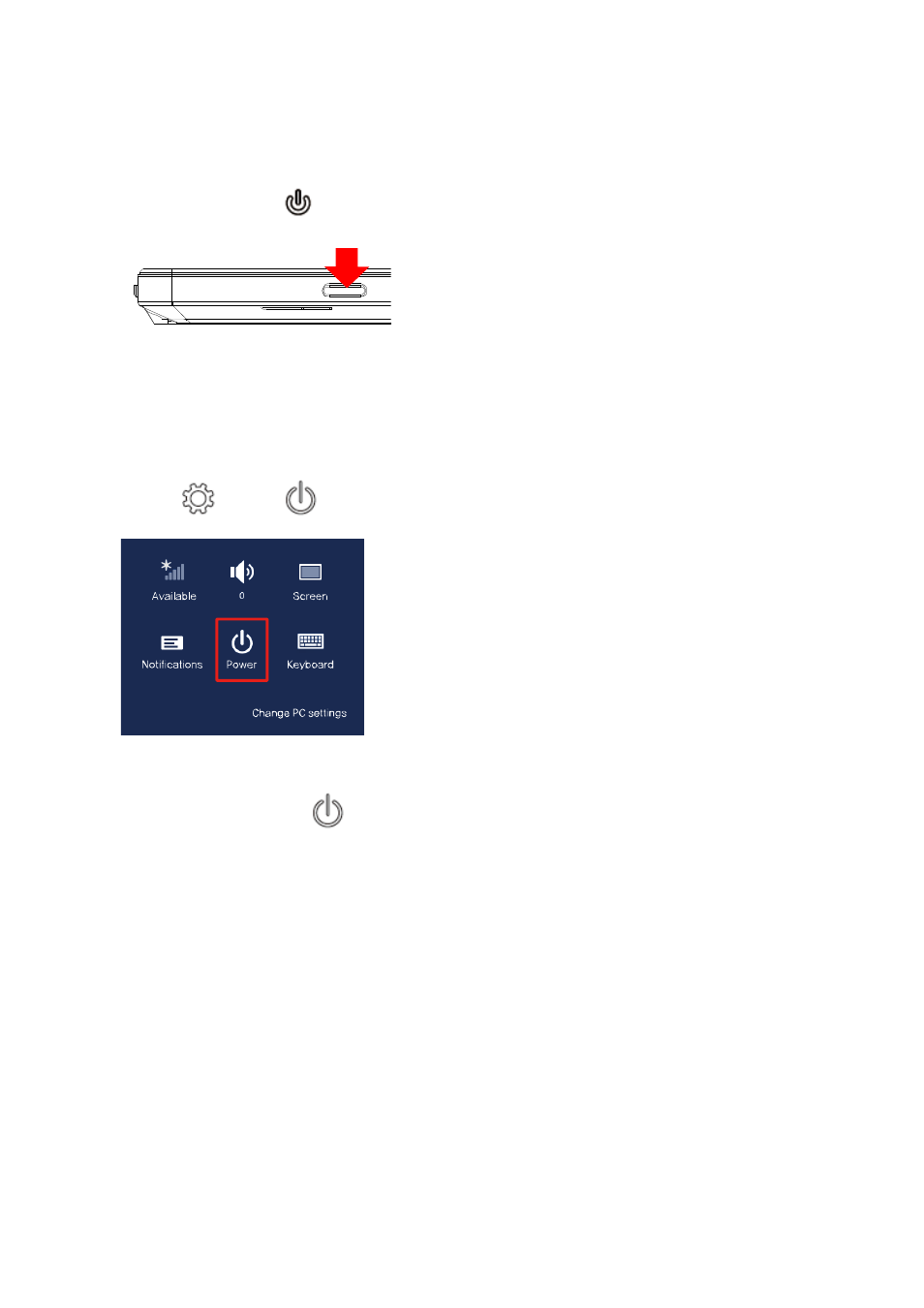 Turn on pc, Turn off pc | Mpman MPW100 User Manual | Page 4 / 22
