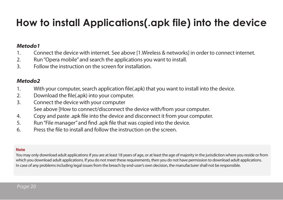Mpman MPDCG71 User Manual | Page 21 / 25