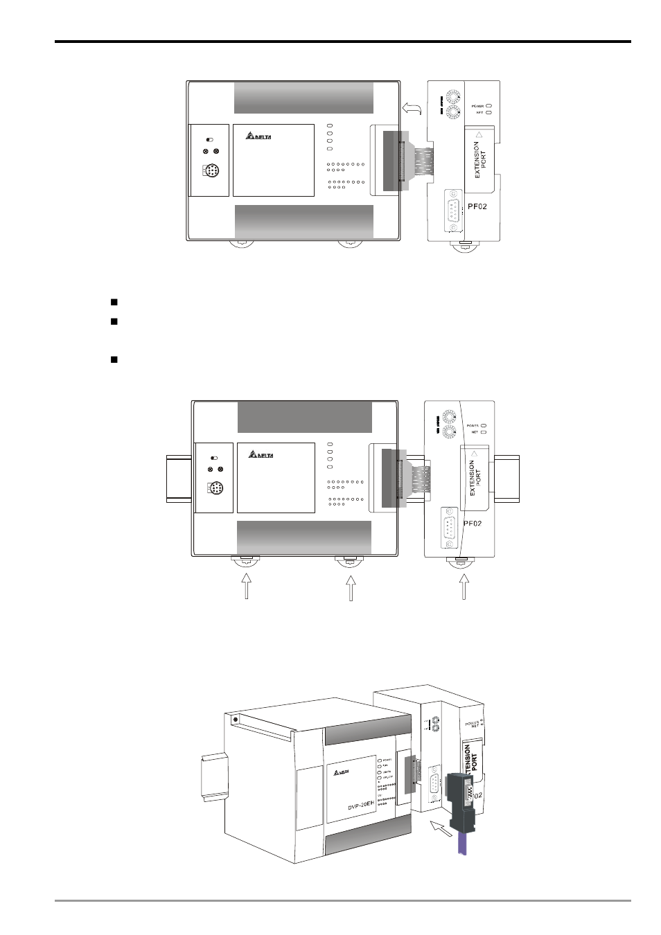 Profibus dp slave communication module dvppf02-h2, 5 connecting to profibus dp connection port, Dvp-plc application manual 5 | Delta Electronics DVPPF02-H2 User Manual | Page 7 / 28