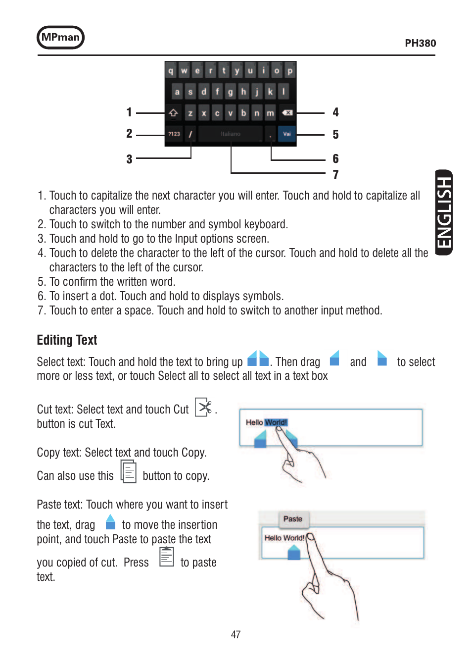 Mpman PH380 User Manual | Page 47 / 108