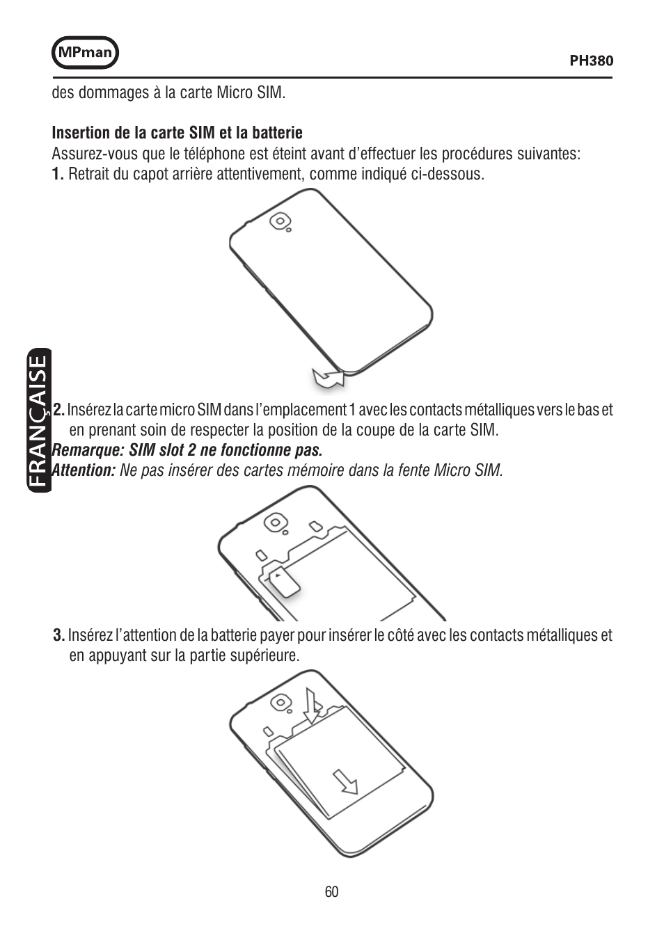 Mpman PH380 User Manual | Page 60 / 108