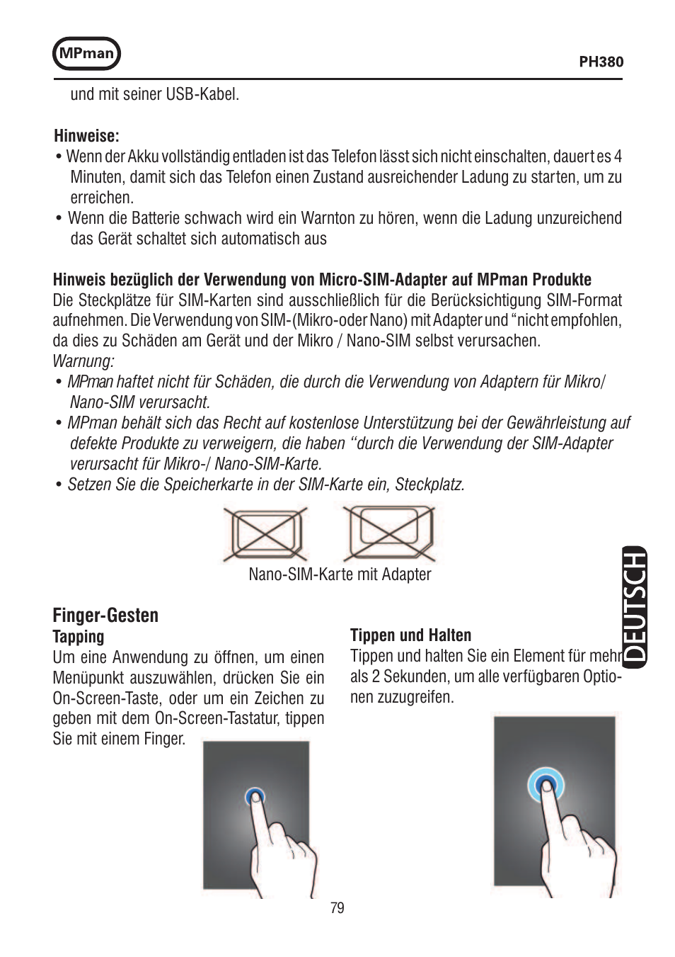 Mpman PH380 User Manual | Page 79 / 108