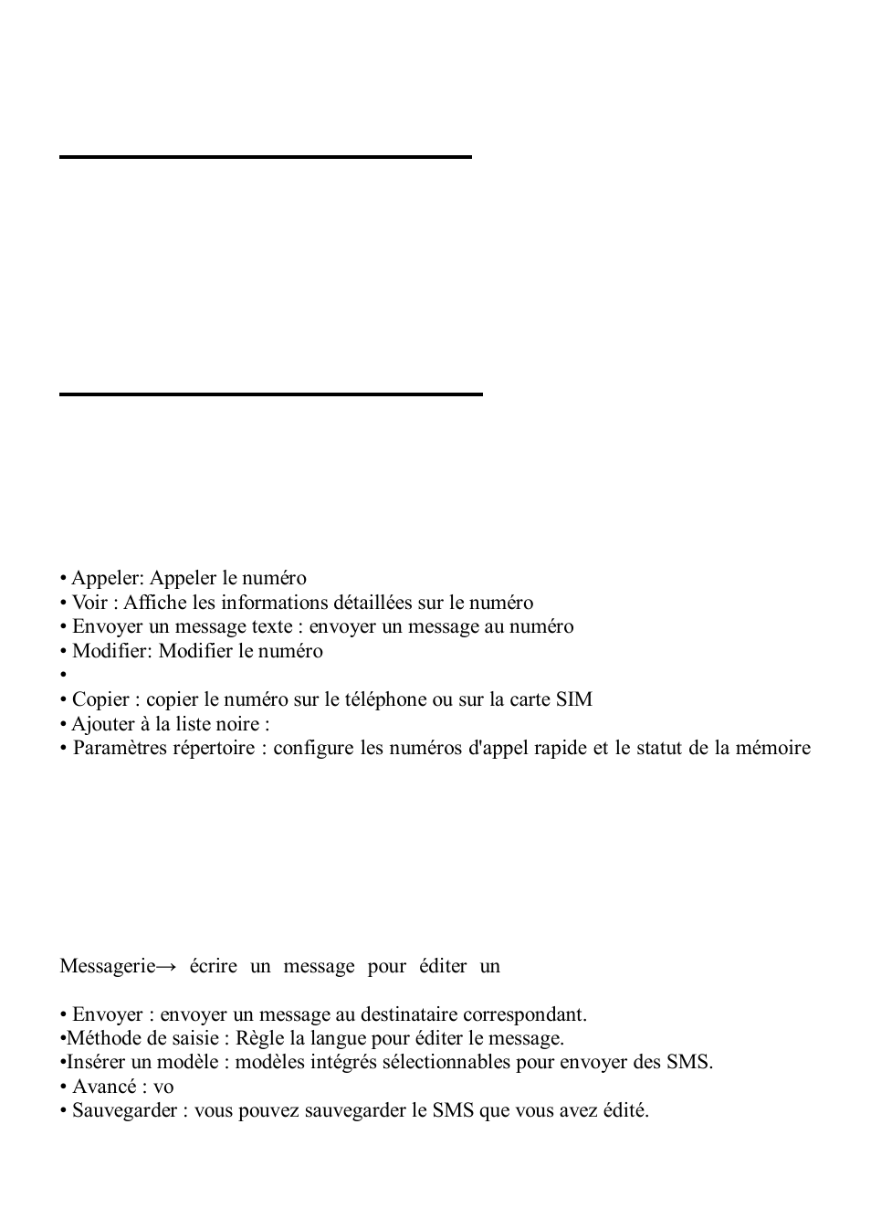 14 apparence du téléphone, Menu de fonctionnement | Mpman PH120S User Manual | Page 14 / 50
