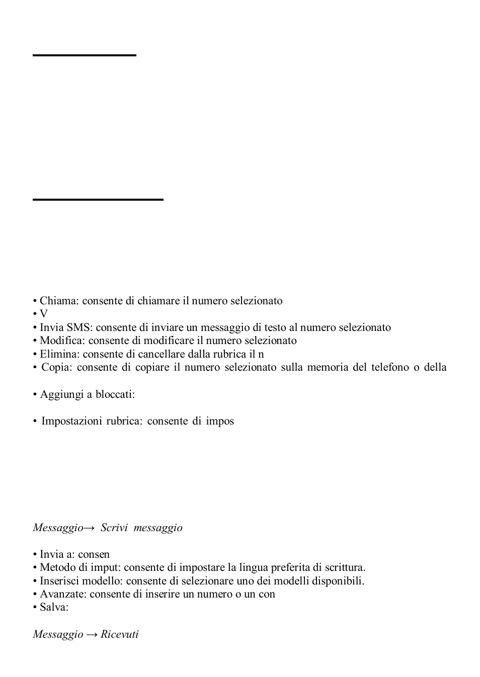 34 descrizione, Menu funzioni | Mpman PH120S User Manual | Page 34 / 50