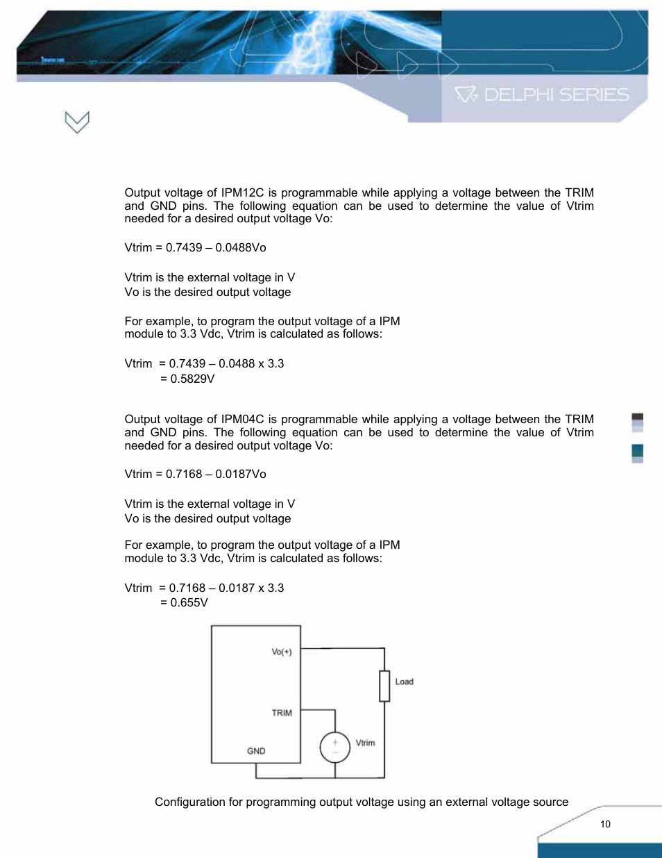 Delta Electronics IPM- C Series User Manual | Page 10 / 16