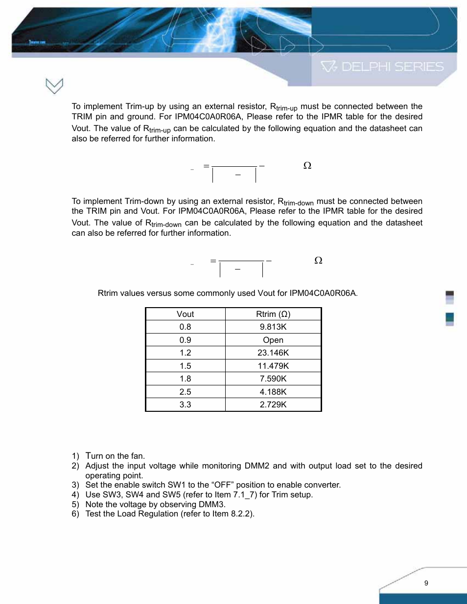 Delta Electronics IPM- C Series User Manual | Page 9 / 16