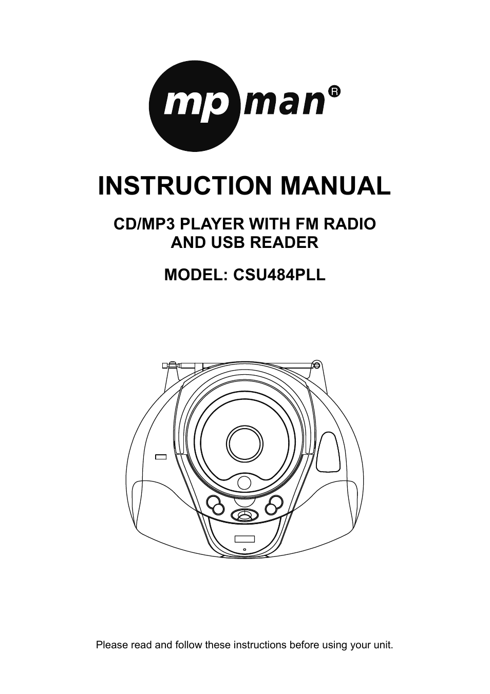 Mpman CSU484PLL User Manual | 36 pages