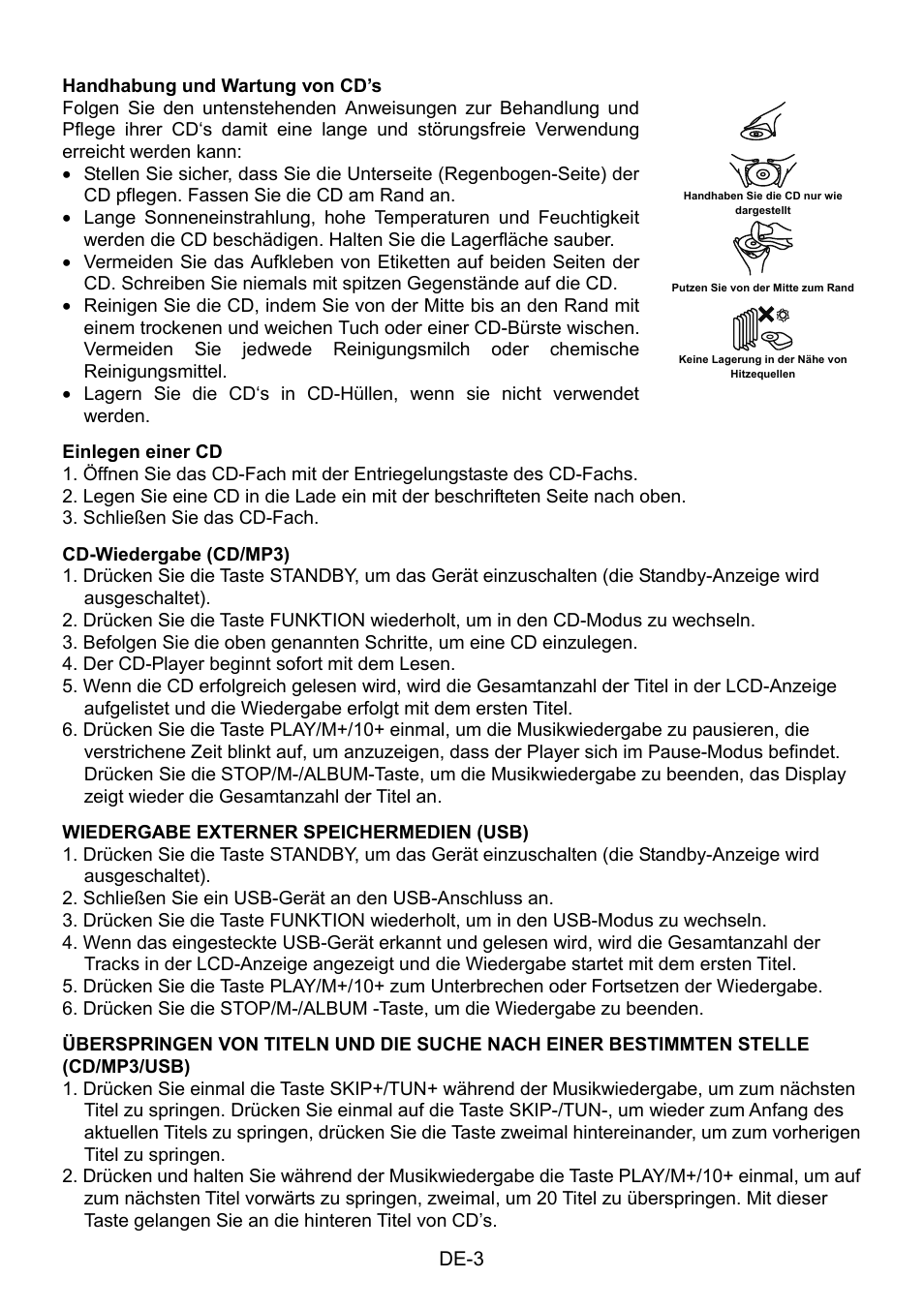 Mpman CSU484PLL User Manual | Page 16 / 36