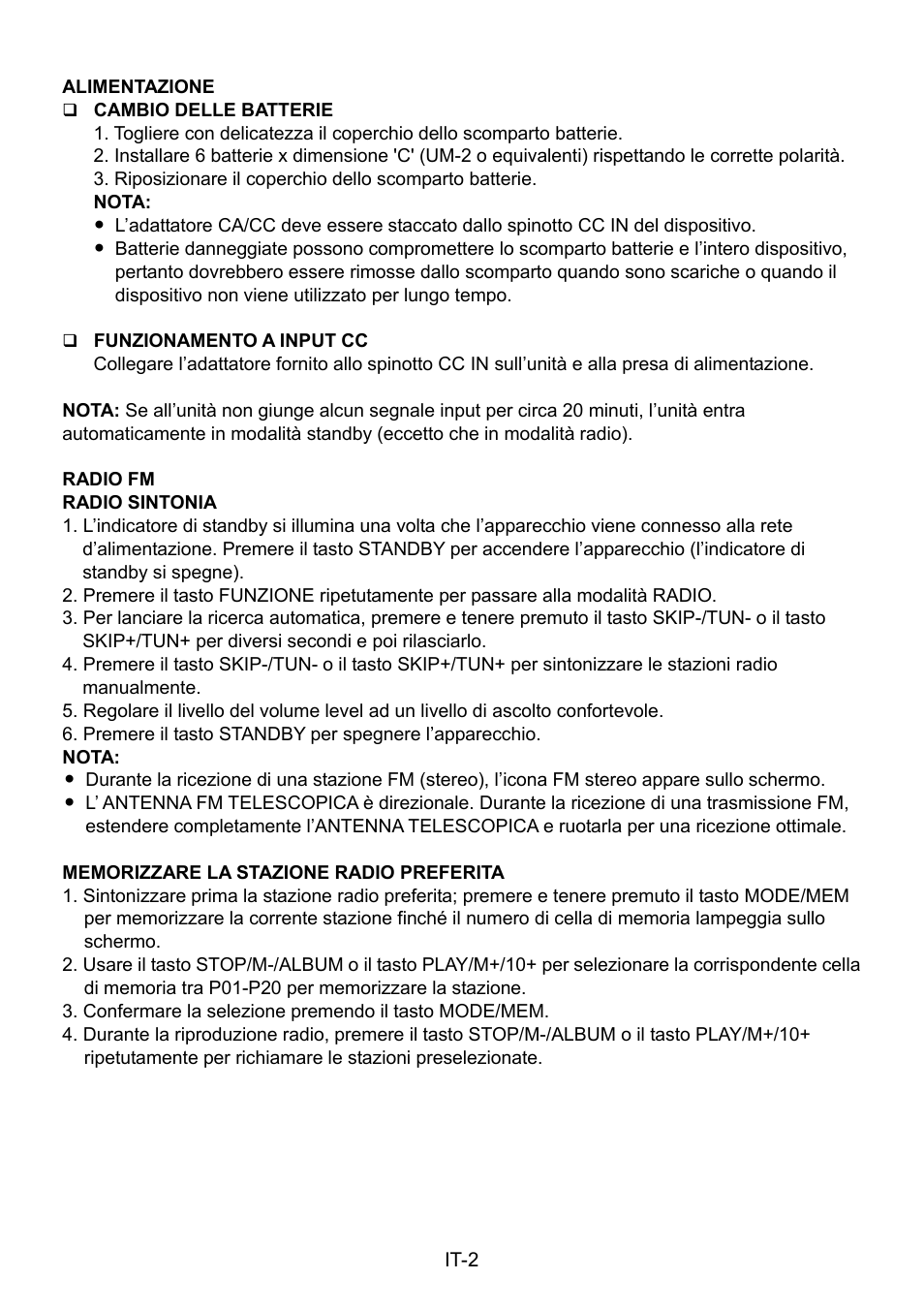 Mpman CSU484PLL User Manual | Page 21 / 36