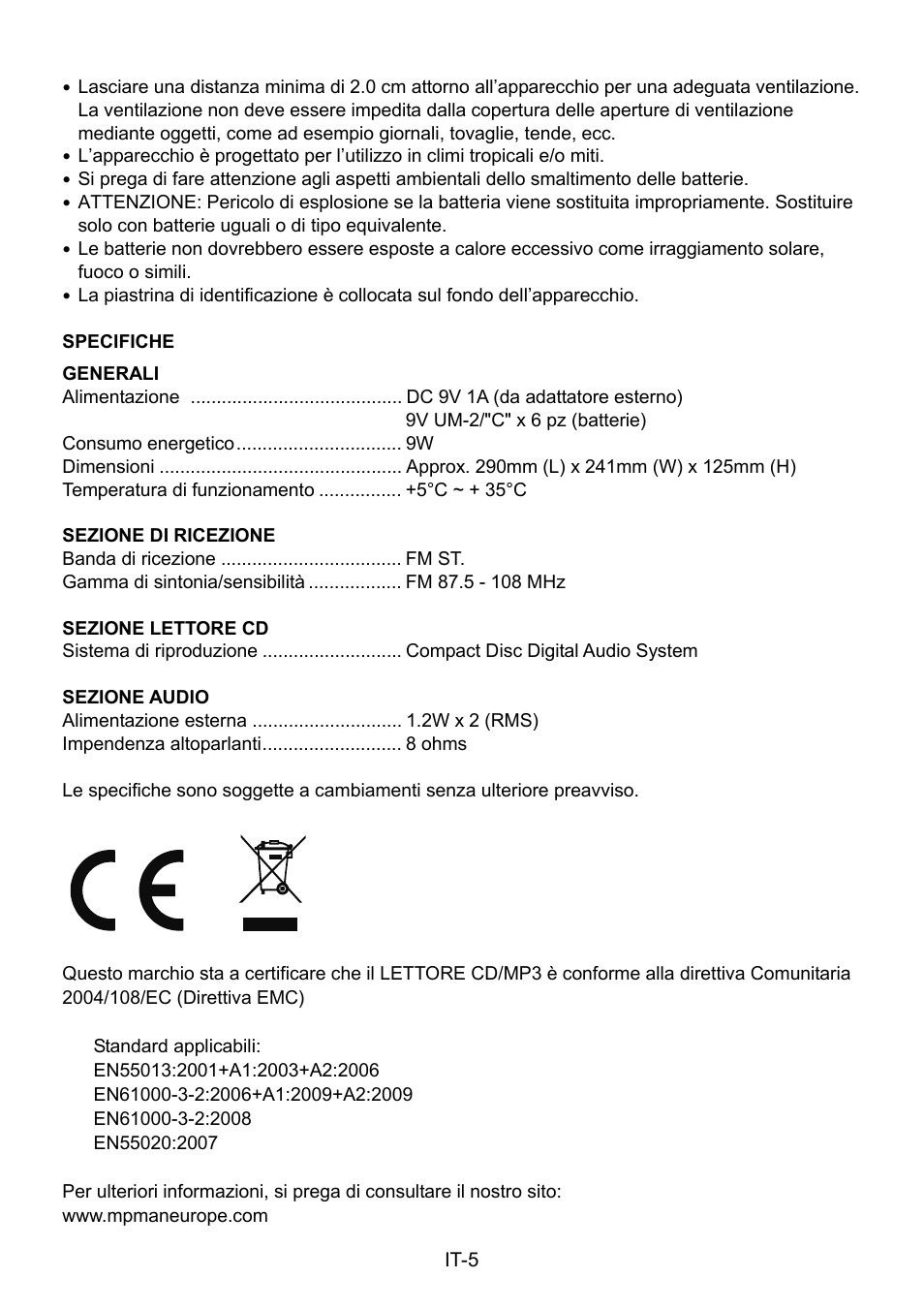 Mpman CSU484PLL User Manual | Page 24 / 36