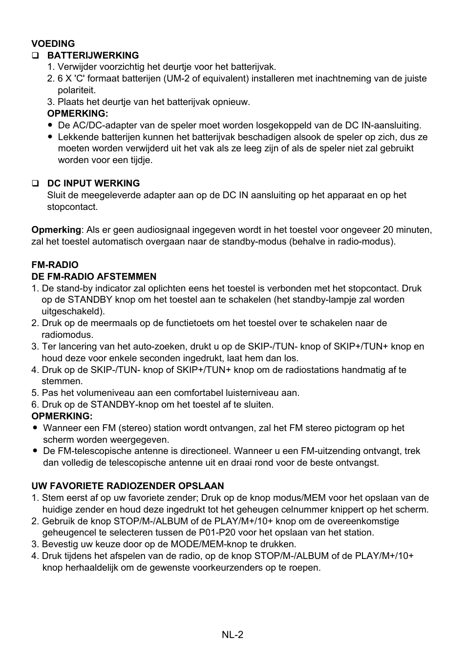 Mpman CSU484PLL User Manual | Page 27 / 36