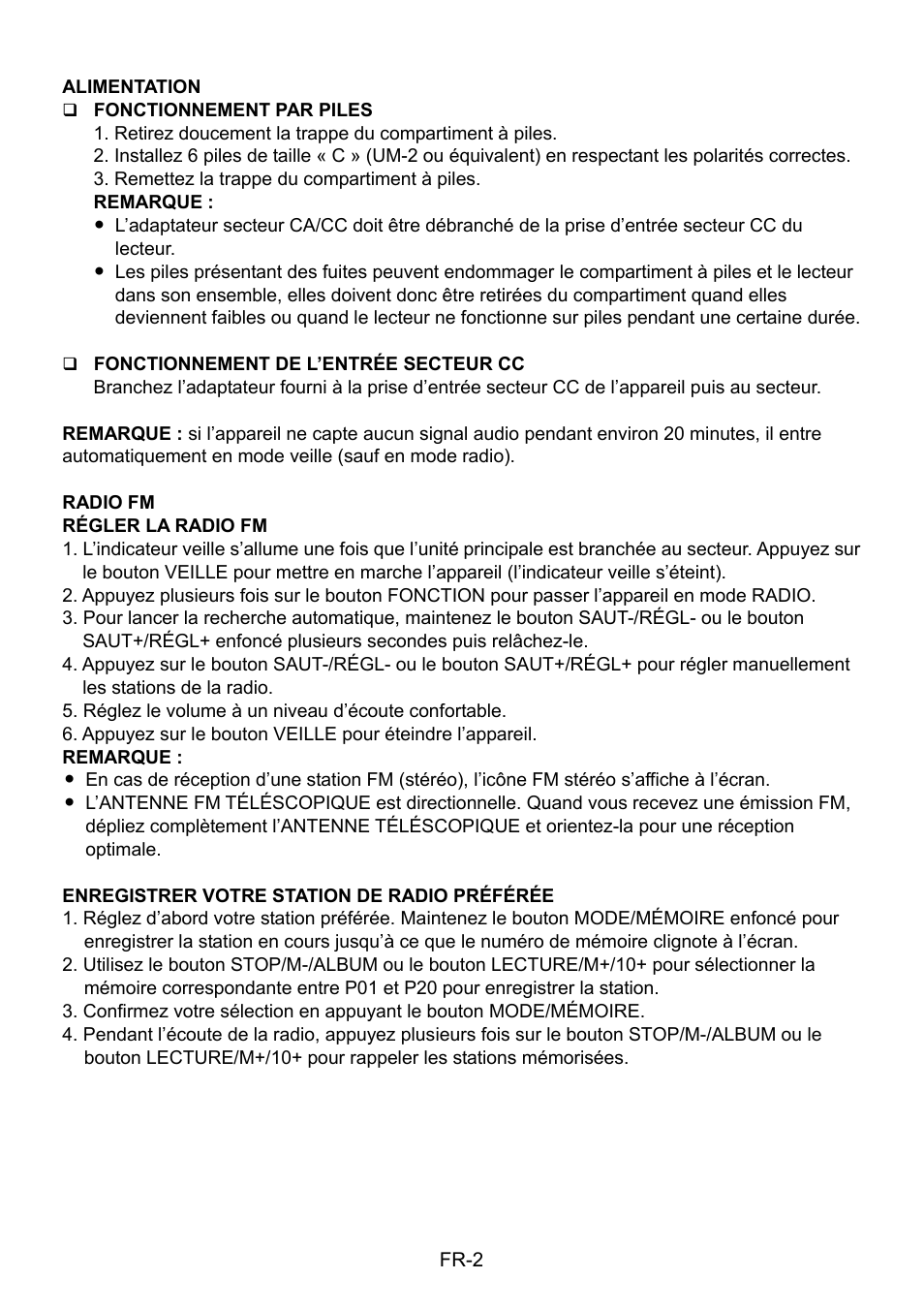 Mpman CSU484PLL User Manual | Page 9 / 36