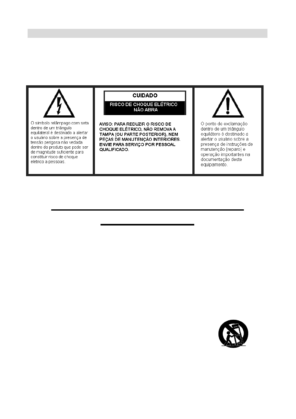 Instruções de segurança importantes, Aviso | Mpman CSU70R User Manual | Page 64 / 75