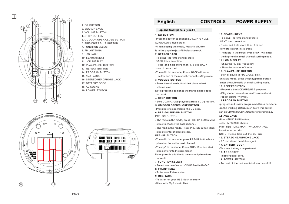 Open | Mpman CSU622PLL User Manual | Page 9 / 30
