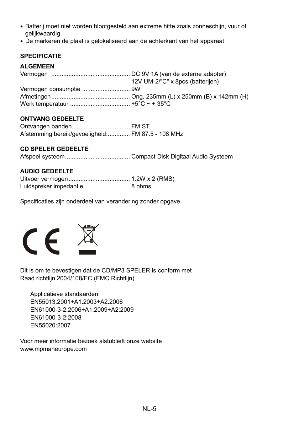 Mpman CSU602PLL User Manual | Page 30 / 36