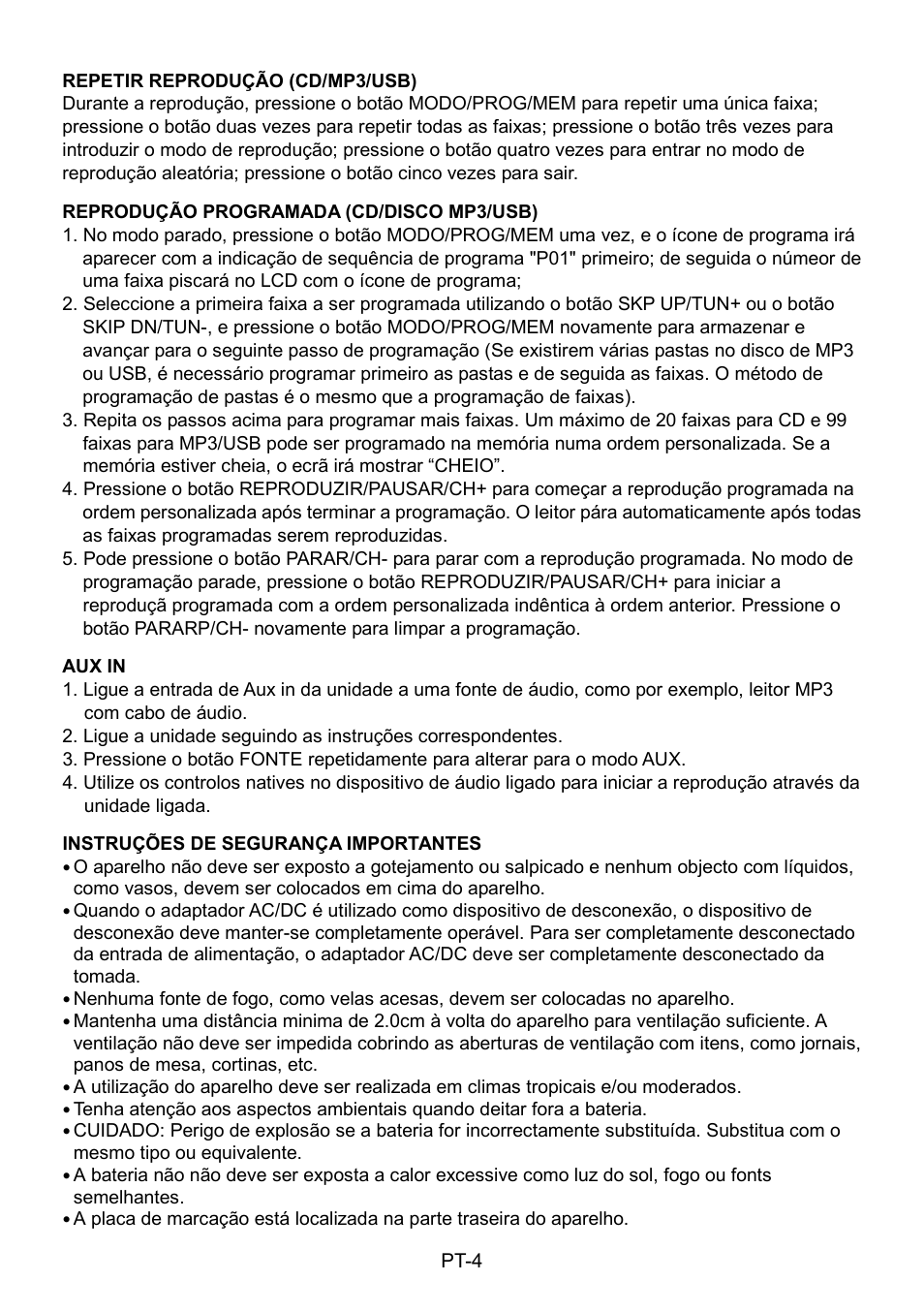 Mpman CSU602PLL User Manual | Page 35 / 36