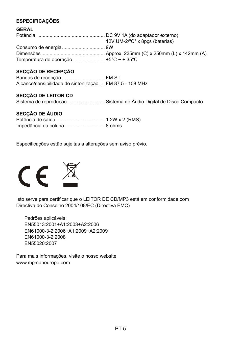 Mpman CSU602PLL User Manual | Page 36 / 36