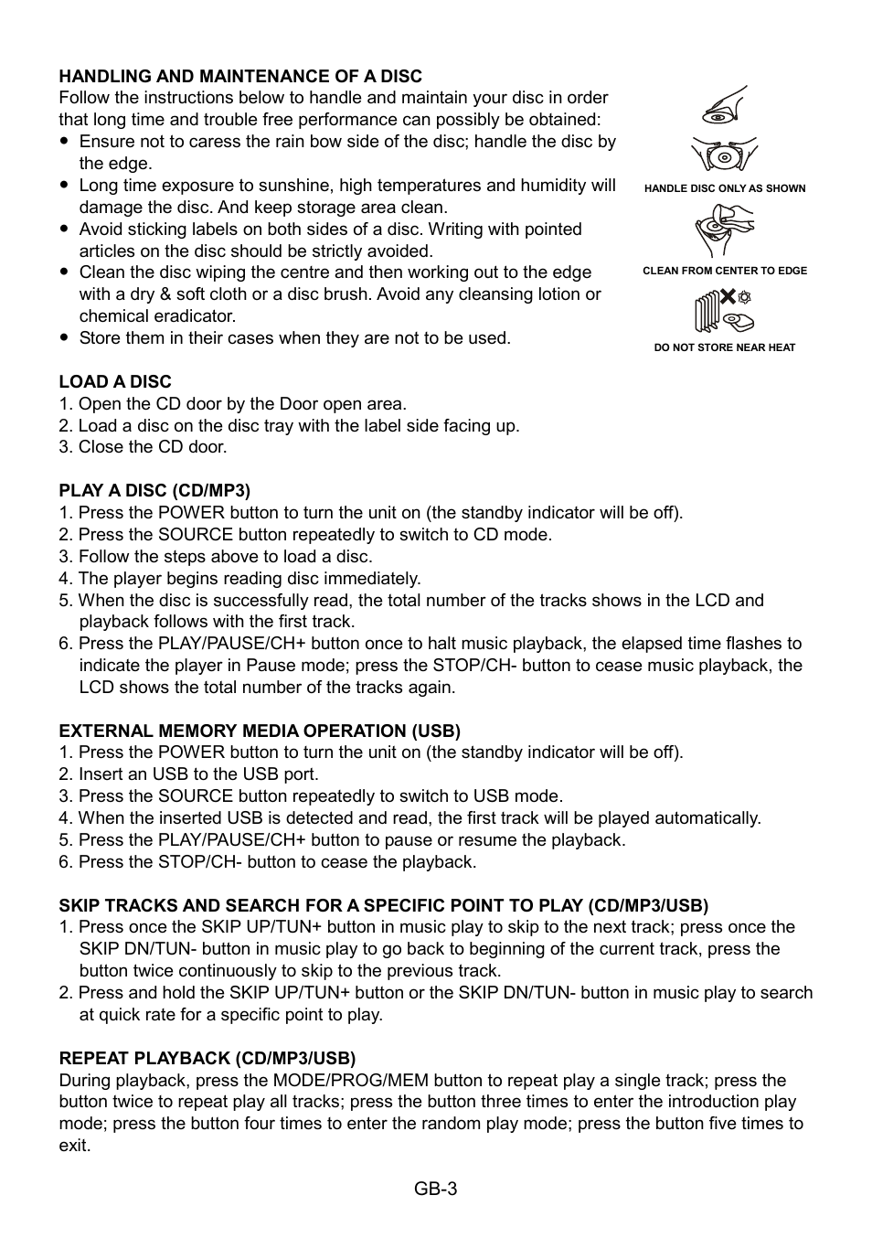 Mpman CSU602PLL User Manual | Page 4 / 36