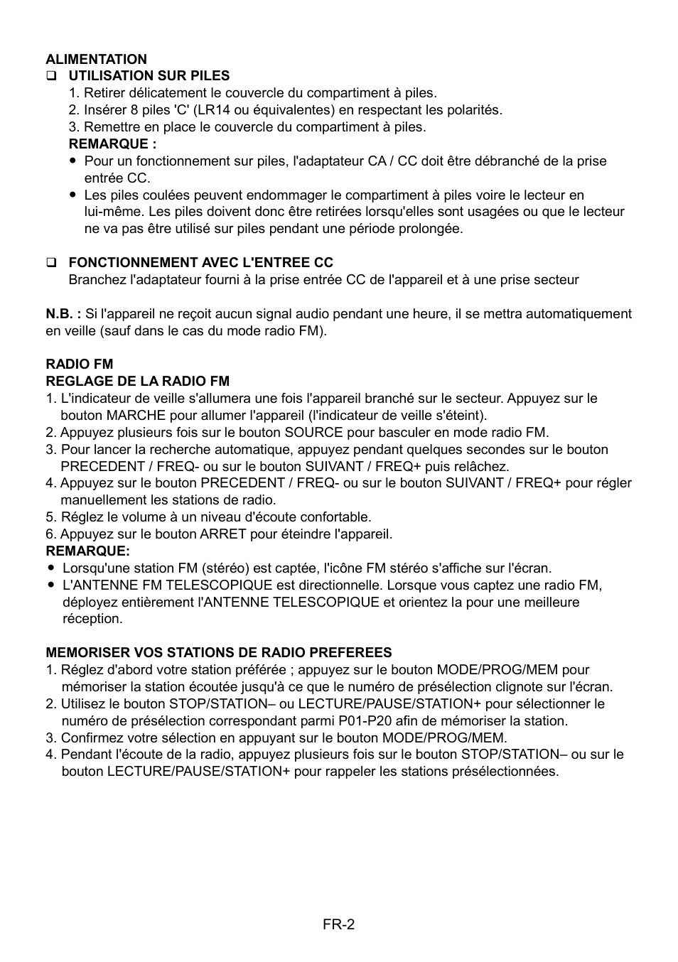 Mpman CSU602PLL User Manual | Page 9 / 36