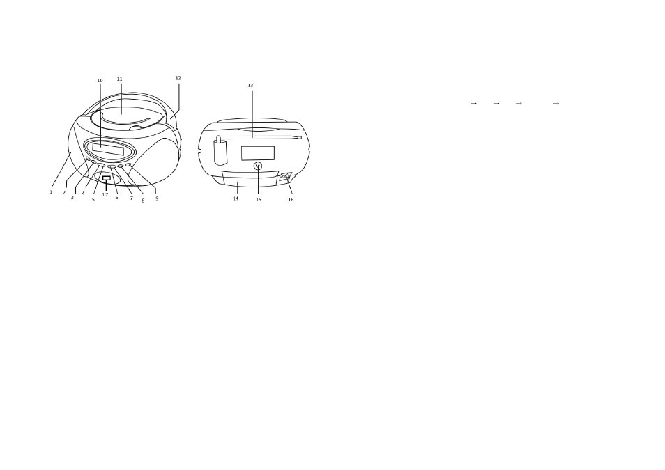 Attention, Radio operation | Mpman CSU384PLL User Manual | Page 2 / 24