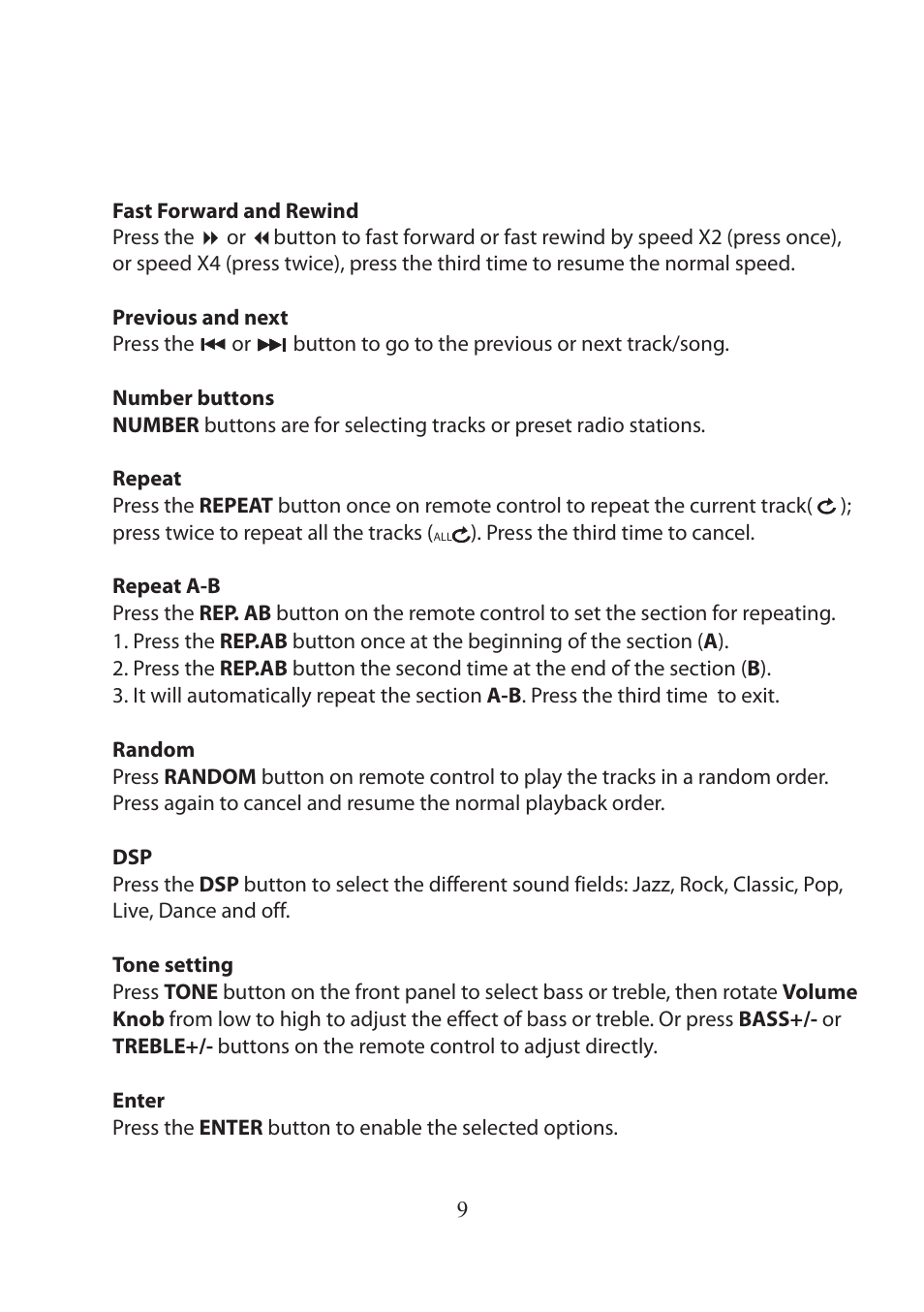 Mpman MINI300BT User Manual | Page 10 / 116