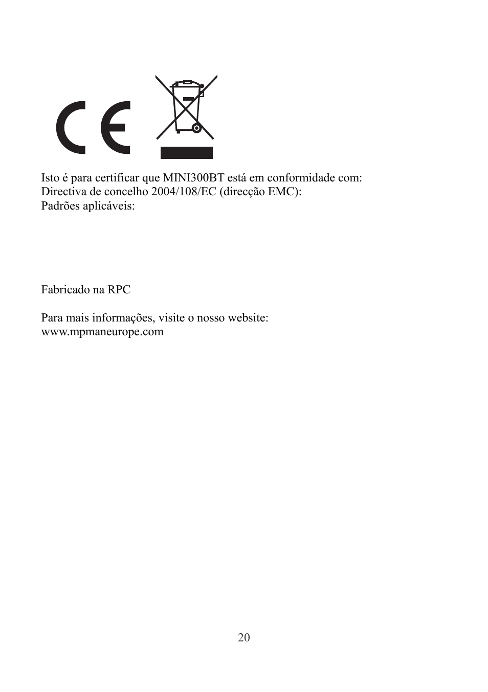 Mpman MINI300BT User Manual | Page 115 / 116